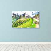 Canvas Machu Picchu, Cusco - Peru (Insitu (Houten vloer))