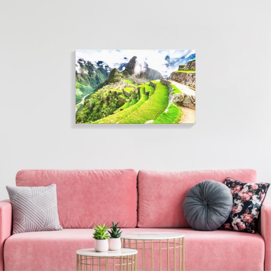 Canvas Machu Picchu, Cusco - Peru (Insitu (Woonkamer))