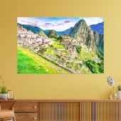 Canvas Machu Picchu, Cusco - Peru (Insitu (Woonkamer))