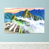 Canvas Machu Picchu, Cusco - Peru (Insitu (Houten vloer))