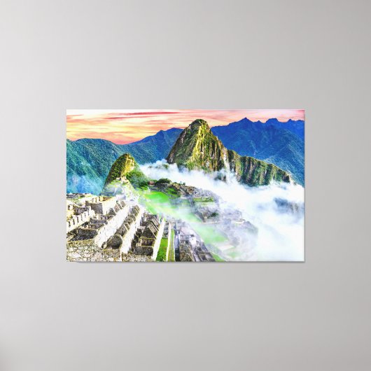 Canvas Machu Picchu, Cusco - Peru (Voorkant)