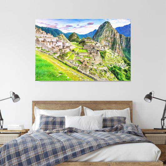 Canvas Machu Picchu, Cusco - Peru Afdruk (Insitu (Slaapkamer))