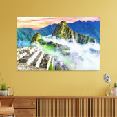 Canvas Machu Picchu, Cusco - Peru Afdruk (Insitu (Woonkamer))