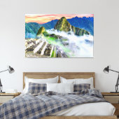 Canvas Machu Picchu, Cusco - Peru Afdruk (Insitu (Slaapkamer))