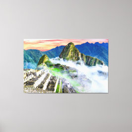 Canvas Machu Picchu, Cusco - Peru Afdruk