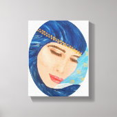 Canvas "Madonna van het blauwe licht" ©2008 (Voorkant)