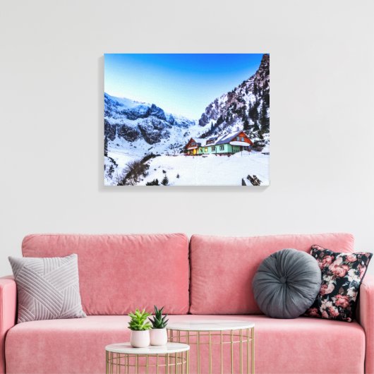 Canvas Malaiesti Afdruk (Insitu (Woonkamer))