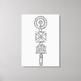 Canvas Marokko tribale afdruk Berber 2