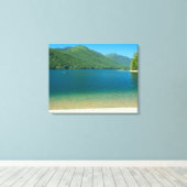 Canvas meer Cushman Summer 3-panelen (Insitu (Houten vloer))