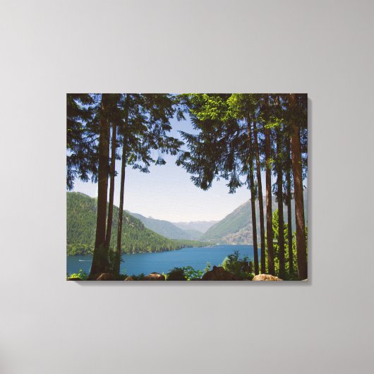 Canvas meer Cushman Summer 3-panelen Afdruk (Voorkant)