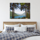 Canvas meer Cushman Summer 3-panelen Afdruk (Insitu (Slaapkamer))