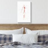 Canvas Menselijk bloedsomloop van slagaders Afdruk (Insitu (Slaapkamer))