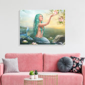 Canvas " Mermaid Ariel " (Insitu (Woonkamer))