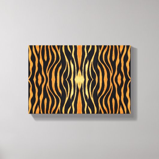 Canvas met abstract grote afdruk (Voorkant)