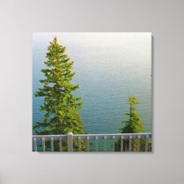 Canvas met boom afdruk