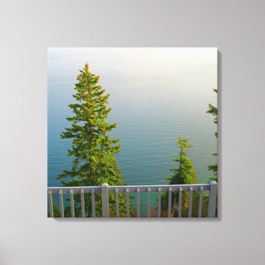 Canvas met boom afdruk (Voorkant)
