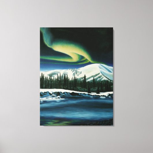 Canvas met Canvas met landschapsschilderingen Afdruk (Voorkant)