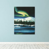 Canvas met Canvas met landschapsschilderingen Afdruk (Insitu (Houten vloer))