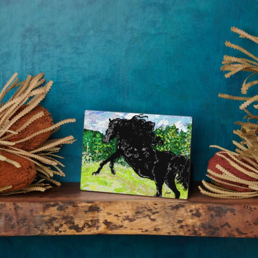 Canvas met Ezel: Namen Schoonheid Fotoplaat (Zijkant)