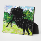 Canvas met Ezel: Namen Schoonheid Fotoplaat (Zijkant)