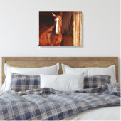 canvas met karbonadestrengen afdruk (Insitu (Slaapkamer))