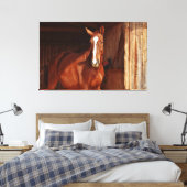 canvas met karbonadestrengen afdruk (Insitu (Slaapkamer))