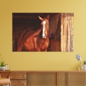 canvas met karbonadestrengen afdruk (Insitu (Woonkamer))