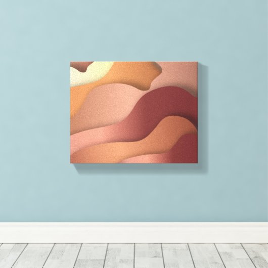 canvas met koperen oceaanbekleding (Insitu (Houten vloer))