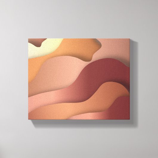canvas met koperen oceaanbekleding afdruk (Voorkant)