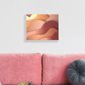 canvas met koperen oceaanbekleding afdruk (Insitu (Woonkamer))