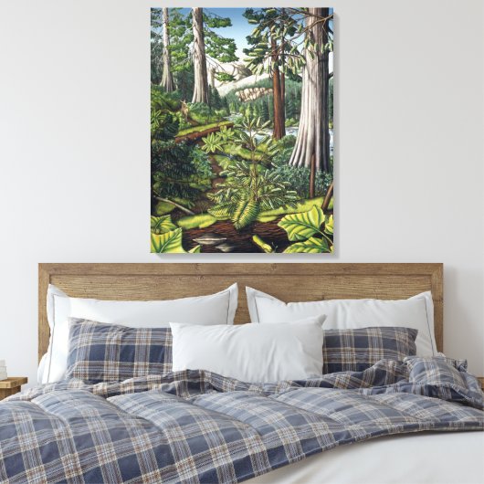 Canvas met landschapsschilderingen (Insitu (Slaapkamer))