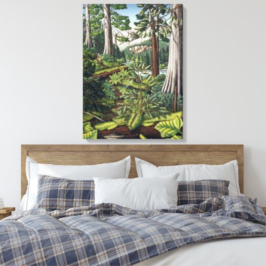 Canvas met landschapsschilderingen (Insitu (Slaapkamer))