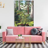 Canvas met landschapsschilderingen afdruk (Insitu (Woonkamer))