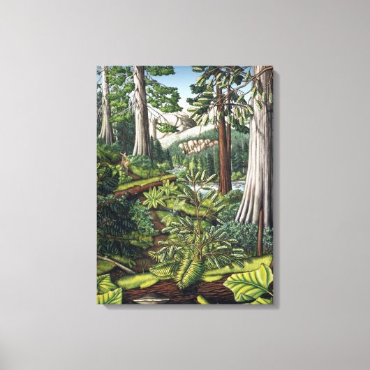 Canvas met landschapsschilderingen afdruk (Voorkant)