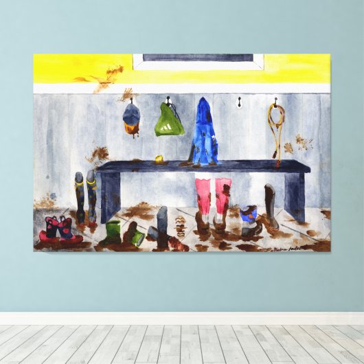 canvas met modderruimte (Insitu (Houten vloer))