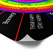 Canvas met motivatie en Inspirerend woorden Poster (Hoek)