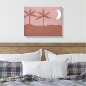 Canvas met Nighttime Scene (Insitu (Slaapkamer))