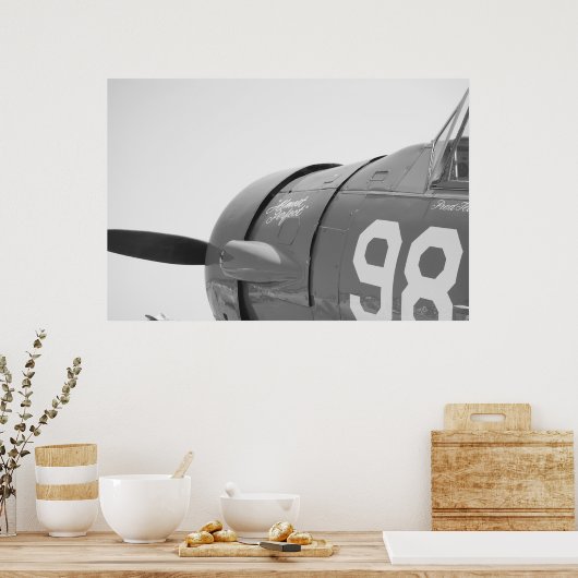 Canvas met  referentievlak poster (Keuken)