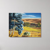 Canvas met schilderingen in het Canadese landschap (Voorkant)