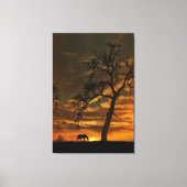 Canvas met Southwestern Fine Art Horse (Voorkant)