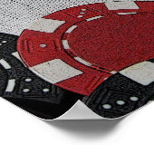 Canvas met vier Aces Poster (Hoek)