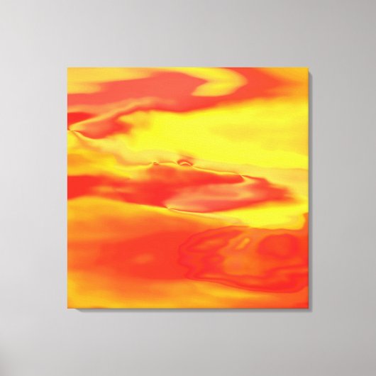 Canvas met vuurwater afdruk (Voorkant)