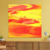Canvas met vuurwater afdruk (Insitu (Woonkamer))