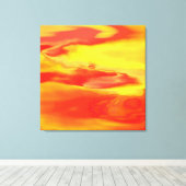 Canvas met vuurwater afdruk (Insitu (Houten vloer))