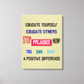 Canvas met wieltjes op voorgrond stoppen (Voorkant)