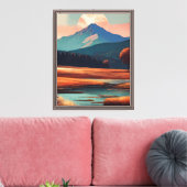 Canvas mooi schilderij afdruk (Insitu (Woonkamer))