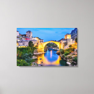 Canvas Mostar Afdruk