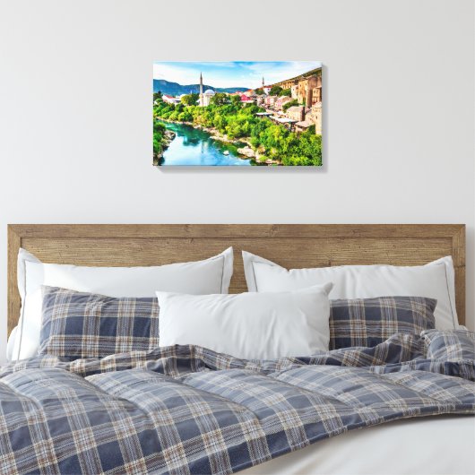 Canvas Mostar Afdruk (Insitu (Slaapkamer))