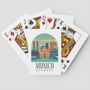 Canvas München Duitsland Pokerkaarten
