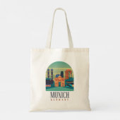 Canvas München Duitsland Tote Bag (Achterkant)